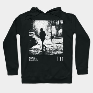 Burial / Minimalist Graphic Artwork Design Hoodie